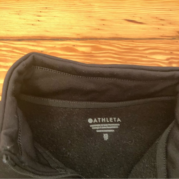 Athleta Altitude Polartec Half Zip Sweatshirt Sz XS - Picture 4 of 7